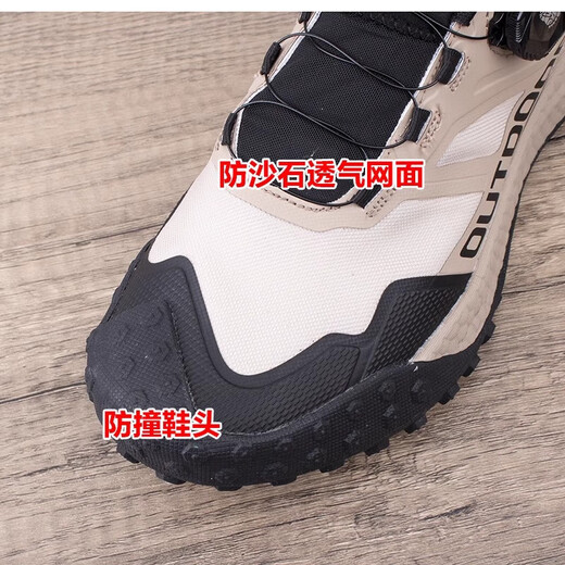 Carlos Kayla4e Weit letzter Runde Kopf breite Sohle Sneaker Big Foot Bone Herrenschuhe Fettzes im Freien All-Terrain Atmungsabstimmung Black Tracaable 6636 Modell, halbe Größe 39