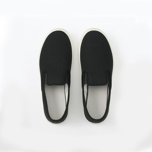
MUJI (MUJI) is universal for men and women, not easy to get wet, lazy sneakers, small white shoes, canvas shoes, men's shoes, women's shoes, black 255mm / 41 size (size is larger and one size smaller)