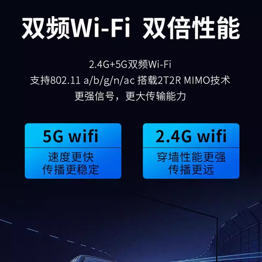 适用于外国的盒子wifi616G国外版无线WiFi网络高清播放器 8G海外版(出国使用) 官方标配 美标插头