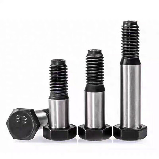 Jingxuan 8.8 grade reamed hole bolt plug and screw hole making bolt GB27 external hexagonal positioning plug screw M6*25 (10 pieces)
