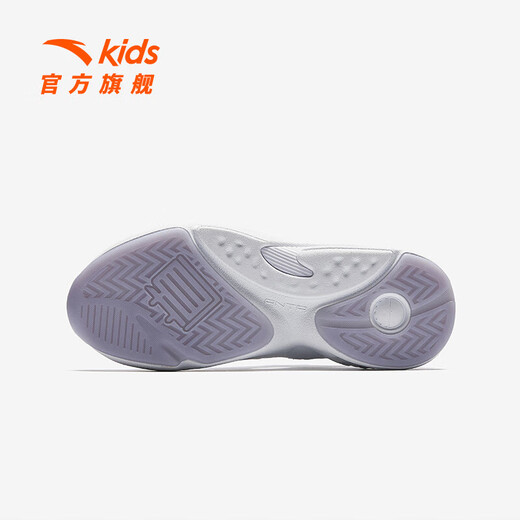 ANTA Children's Sandals Men's and Women's Big Children's Shoes 2025 Summer New Overbearing Frame Shoes Sports Shoes Baotou Beach Sandals Girls White/Yangxu Purple-6 33
