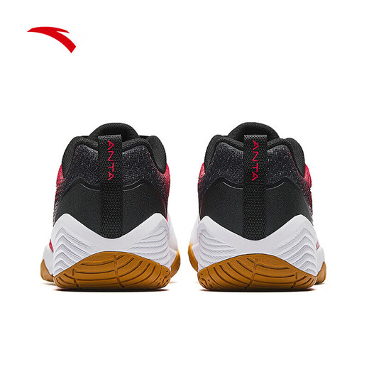 ANTA (ANTA) Aurora Table Tennis Shoes丨Sports Shoes Men's Shoes 2025 Summer Badminton Shoes Training Shoes 112524461 Pure White/Classic Red/Basic Black-2 41