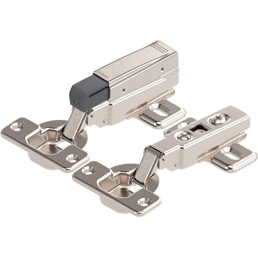 BLUM Austria Blum hinge built-in damping buffer door hinge wardrobe split door hinge integrated hinge hardware 14107 integrated damping without decorative cover half cover = middle curve