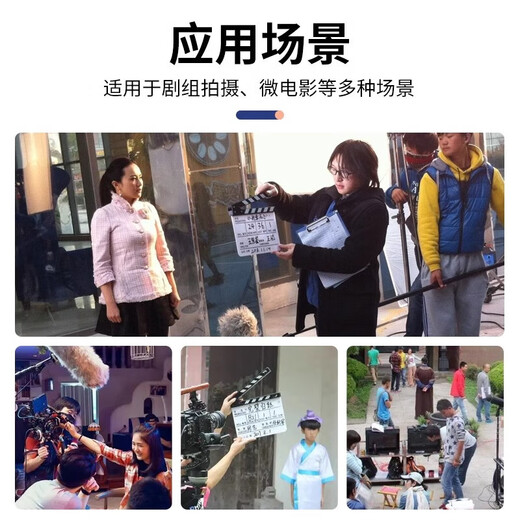 Mayfair clapper board, professional film director's clapper board, shooting clapper board, photography card board, large acrylic clapper board, photo props, film and television crew boot-up, clapper board, photo clapper board, wooden white - large board 30*25cm, comes with eraser + marker