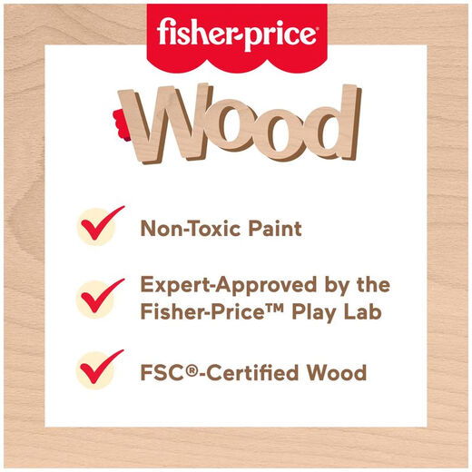 Fisher-Price children's kitchen role play wooden toys 19-piece set cooking game early education puzzle HXT83 US direct mail creative gift