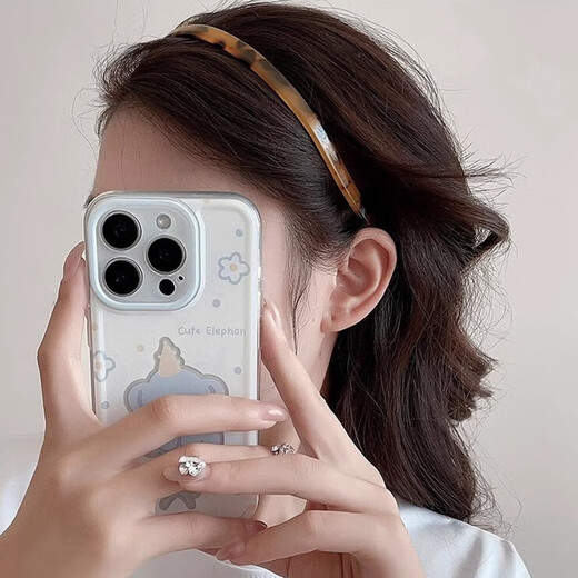 Juvia polka-dot streamer headband women's new fashion temperament headband silk scarf hair binding out versatile braided hair accessories hair accessories JYFG246 eye headband leopard print color