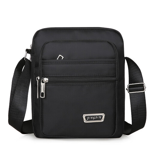 Bolsa de marguillo de canguro (canguro) Bolso de tela Oxford Bags Bags Men's Crossbody Bag Casual Canvas Bag Mackpack Bolsa de bolsa pequeña Metín de negocios [Modelo mejorado de seis LA]+[YZ3519 Negro]