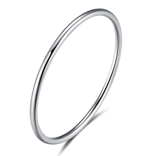 GsunG platinum glossy bracelet pt950 for women, pure platinum round bracelet, simple plain ring jewelry, solid concubine bracelet, PT950 bracelet, about 25 grams, pre-order
