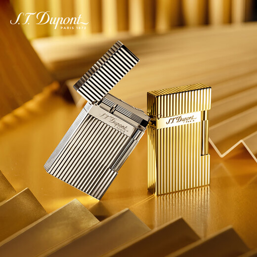 
S.T.Dupont French Dupont Lighter Ligne2 Singing Lighter Air-containing Gift Box for Men Birthday Gift Valentine's Day Men Silver Plated 16817 Gift Box Set 1