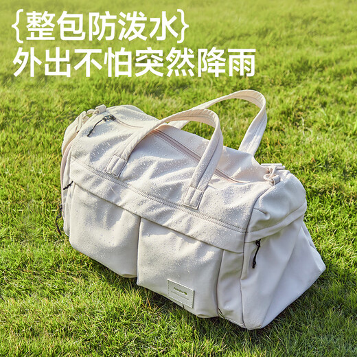 Hanke travel bag men's sports gym bag large capacity 31 liter graphite black handbag boarding storage bag outdoor luggage bag