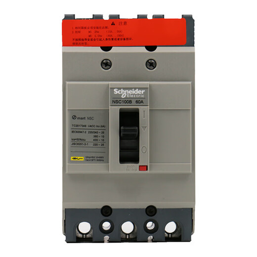 Schneider molded case circuit breaker NSC100B 60A 3P3T 10KA | Thermal magnetic TMD | Fixed manual circuit breaker