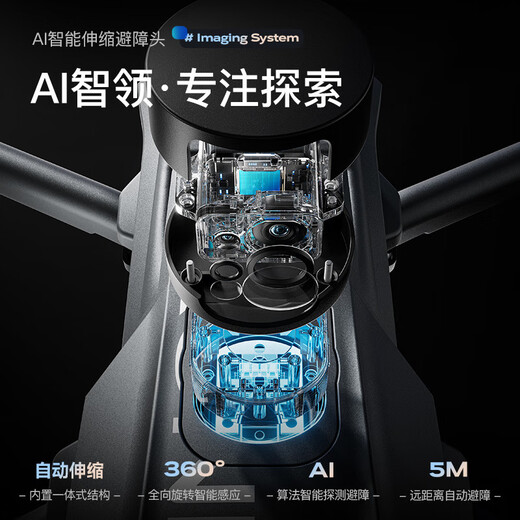 Leichte versteckte [Stabile Range Control Floating] 2025 New Wing 6 mit Bildschirm Fernbedienungssteuerung Drohne HD Luftübertragung Automatische Rückgabe Frosted Grey mit intelligenter Bildschirm-No-Hindernisvermeidung + Nachtsicht + Airdrop 3 Batterien 135 Minuten
