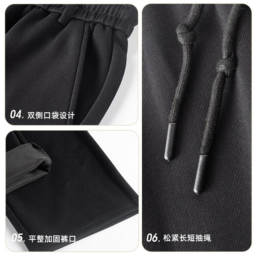 Skechers men's casual pants 2025 autumn and winter new straight pants loose and versatile outdoor breathable sports pants