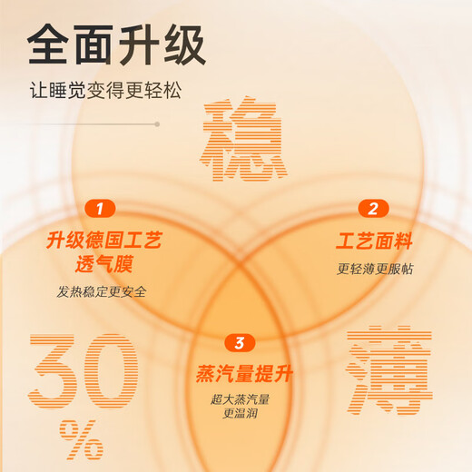 Yunnan Baiyao Heißkompression Dampf Augenmaske Selbstheizte Augenmaske 30 Tabletten Schlafmaske Linderung der Augenmüdigkeitskamille