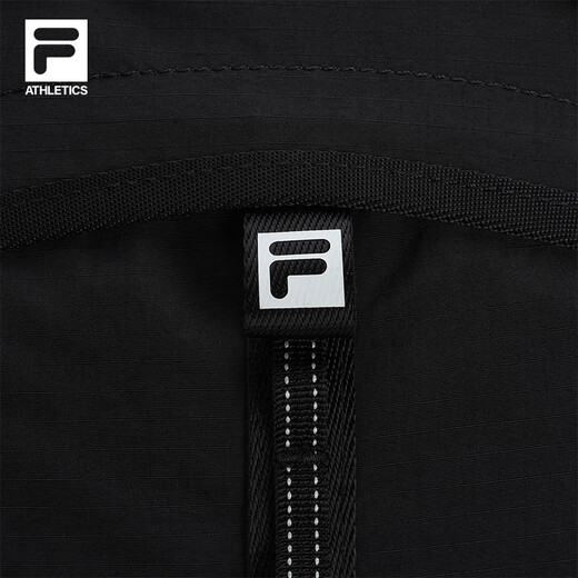 FILA【天行者】斐乐双肩包轻量内里抗菌户外包健身运动包大容量书包 正黑色-BK XS
