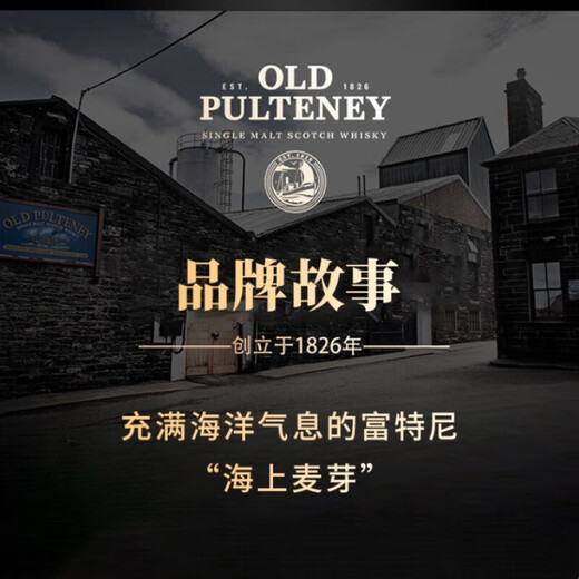 富特尼（OLD PULTENEY）10年12年15年16年18年单一麦芽苏格兰高地区威士忌进口洋酒富特尼 18年700ml46度礼盒装