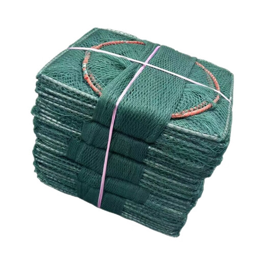 Chaosihui enlarged frame fish net shrimp cage fishing net large large fish cage fish catching shrimp ground fish cage sunk bottom river shrimp loach eel cage 4.5 meters 10 frames 6 doors large frame floor insert 43X33 cm increased net frame