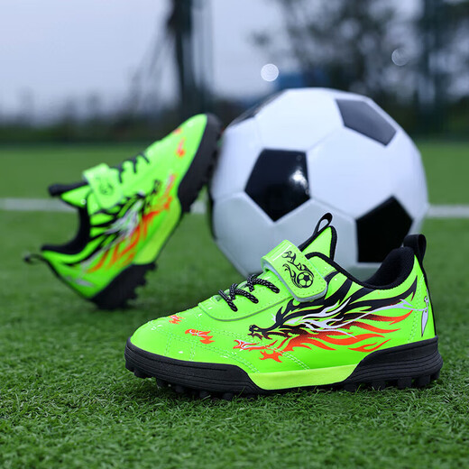 Chaussures de football officiel d'Anta Kids Football pour hommes et femmes Nails cassés pour les élèves primaires et secondaires Traine des enfants doux et pliables