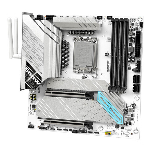 
Jingyue B760M Snow Dream WIFI/W motherboard DDR4 memory computer motherboard i5 14600KF/12600KF/13400F Intel B760/LGA 1700