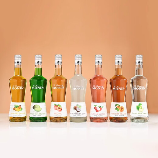 莫林MONIN百香果风味利口酒700ml瓶装法国进口调酒力娇酒果酒预调制 黄香蕉风味