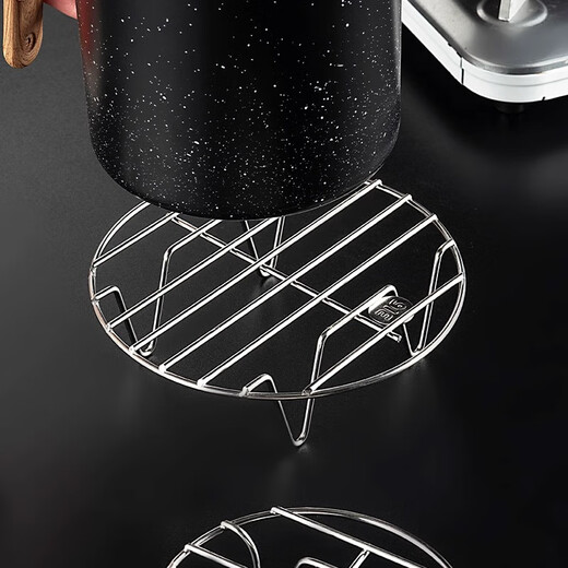 Onlycook316 stainless steel household steamed bun steaming vegetable grate rice cooker water-proof steaming sheet-316 steaming rack high feet 14cm