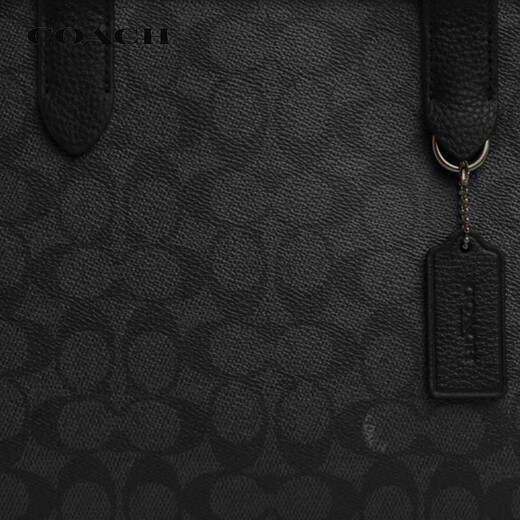 COACH brand direct supply men's SULLIVAN large shoulder crossbody bag charcoal black CZ402