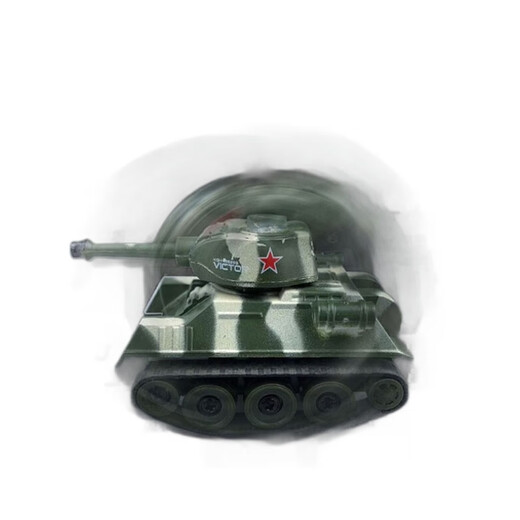 Internet celebrity mini small tank remote control car electric children's toy car off-road simulation mini military model car Mini tank army green + battery screwdriver Rotating turret + cool light + 2.4G remote control