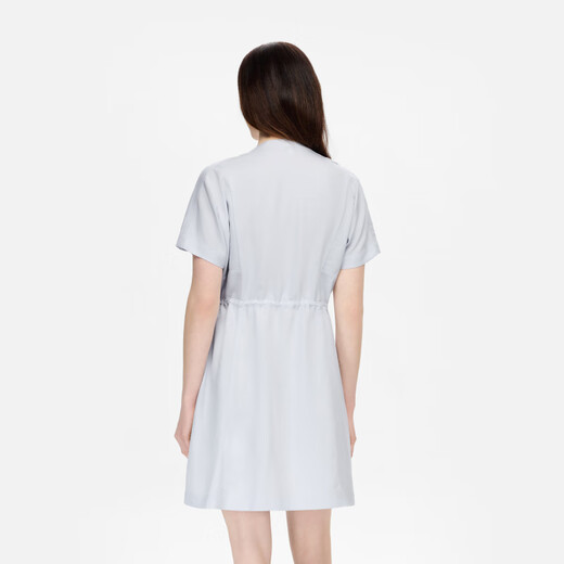 Aigle [Nuevo producto de primavera y verano] Aigao Coolmax Cool Tencel Tencel Moda Vestido de mujer Pink Light Pink Blue BM831 42 (175/96a)