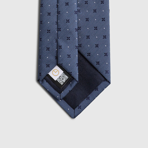 Jinlilai Herren hochwertige exquisite dunkle Muster Blumengeschäft Casual Krawatte Blue-88
