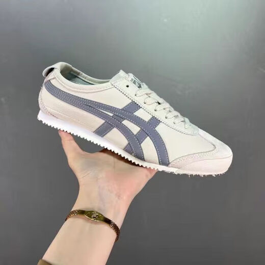 Onitsuka Classic Tiger Pedale Frühlings- und Sommer -Leinwandschuhe für Männer und Frauen Sport und lässige Lederschuhe Paare kleine weiße Brettschuhe Buslichtjahr (Lederoberfläche) 38