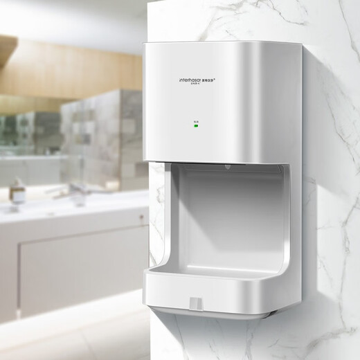 Intel Hansa Handtrockner Vollautomatischer Induktion Trocknen Mobiltelefon Badezimmer Handgebläse Trockner Toilettenhandtrockner 3889 Weiß/Durchstürzt