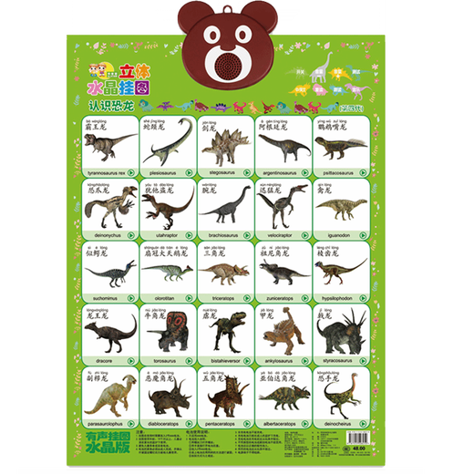 Xuan Yongguai Baby High Definition Crystal Audio Wallpaper Diagramm Konkave und konvexe dreidimensionale digitale frühe Bildung Pinyin Spracherkennungskarten Sprachspielzeug Schlaganfall Radikal