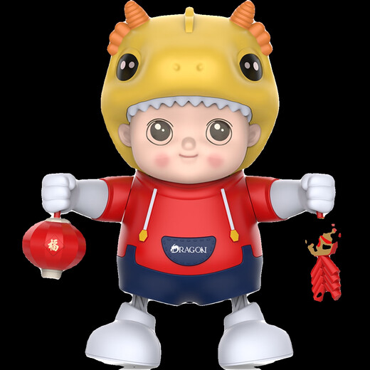 Shantoulin Village Baby Electric Dancing Toys 6-12 mois nouveau-né bébé 0-1 à 3 ans 2 cadeaux d'anniversaire garçons et filles danse xiaolongbao 20 Version de charge musicale