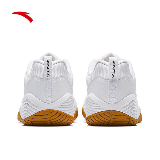 ANTA Aurora Table Tennis Shoes丨Sports Shoes Women's Badminton Shoes 2025 Winter New Training Shoes Pure White/Basic Black-1 38.5