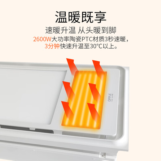欧普照明（OPPLE）F-E6300 F-C6210 F-E6210 6102遥控浴霸风暖吊顶集成浴霸 欧普F-C6210