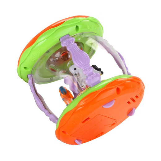 
Creation Children's Drum Baby Early Education Drum Multifunctional Carousel Music Drum Sound Light Mini Hand Drum Picture Color