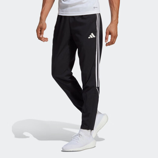 阿迪达斯 （adidas）足球半拉链收腿运动裤男装adidas阿迪达斯IB5012 黑色 2XL