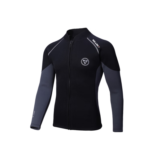 He Jiagong wetsuit men's split cold-proof 3mm snorkeling warm wet suit quick-drying women's surfing suit paddle board swimsuit SN5120 3mm top S One size fits all