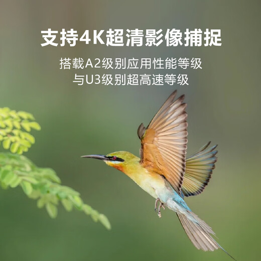 HP (HP) 128G TF card MicroSD memory card Memory card U3A2V30 Sports camera drone Suitable for DJI pocket3 action4 Shadow Stone gopro