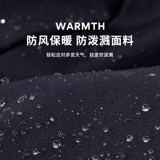 YOUNGOR windbreaker men's lapel single windbreaker nylon durable, comfortable and breathable men's top jacket khaki XL 180/100A