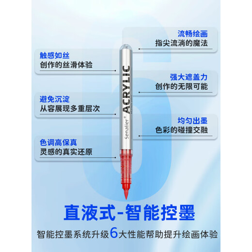 Líquido recto de lectura seca Cabeza suave de cabeza suave Pen 120 color Rama única Softselected Soft Student 679 Soft Grey