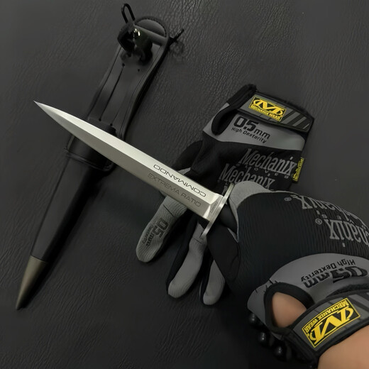 
Extreme Force Commando Outdoor Sergeant Tactical Double-Edge Straight Knife High Hardness N690 Steel Outdoor Portable Survival Knife Extreme Force FS Commando Double-Edge Steel Knife 29cm-less than 60 [Givea Tactical Knife Set]