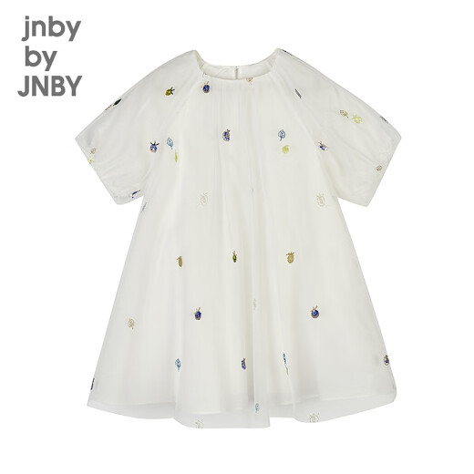 jnby by JNBY新款江南布衣童装oversizeA型短袖连衣裙25夏女童1P4G12240 031/深灰 图案随机 110 cm