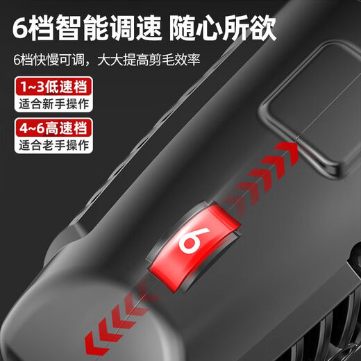 Qualitätsgefertigte (Zhizao) Elektrische Wollschere Elektrische Fader Special Scissor Rasiermaschine Haustier Haare Hochspower Woll-Scherartifakt-Lithium-Batterie Tragbarer Modell 1 Elektrische 1 Ladung 11980WA/6 Zahnradanpassung