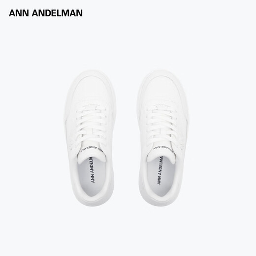Ann Andelman [gleiches Modell in Prominenten] Arcade Blanc Dick-Soled White Schuhe Lederhöhenhöheschuhe weiß (Fersenhöhe 5 ~ 6 cm) 37