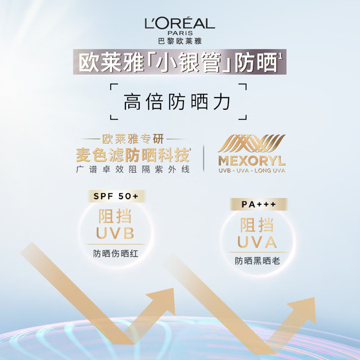 L'Oréal petit tube argent écran solaire 30 ml d'entraînement militaire extérieur à haute puissance isolement Isolement crème Produits de soins de la peau