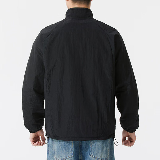 阿迪达斯 （adidas）三叶草男装上衣 25夏季新款舒适透气立领跑步运动服防风夹克外套 JC6221 3XL