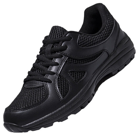 Lässige Schuhe Herren schwarzes Mesh atmungsable Sportschuhe Militär Trainingschuhe Laufschuhe Arbeiten Schutzschuhe Herren Wanderschuhe Training Netzwerk 42