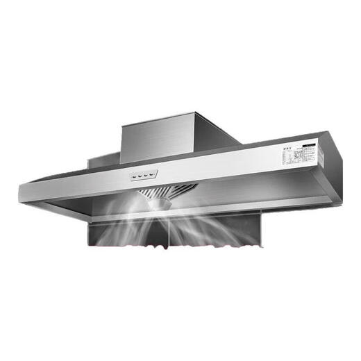 Meilingyun series [support on-site installation] Commercial range hood Large suction fume purifier integrated machine Small hotel environmentally friendly stainless steel smoke exhaust hood Rural earth stove kitchen and catering 60*45*26 cm [680W single fan] Self-installation [flagship style]