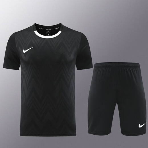 NBA Kids-nike Sports Nouveau entraînement de football d'athlétisme fonctionnant à sèche rapide Sports secs à manches courtes Shorts de sport Nike Nd06 Color Lan Shorts Set Nike S